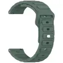Appdroid Rugged Silicone Sport Strap for Smartwatch (20mm / 22mm / 42–49mm Compatible) - Olive Green