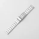 Appdroid Premium Stainless Steel Watch Strap 22mm with Butterfly Clasp – Adjustable Metal Band - Silver