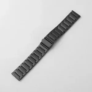 Appdroid Premium Stainless Steel Watch Strap 22mm with Butterfly Clasp – Adjustable Metal Band