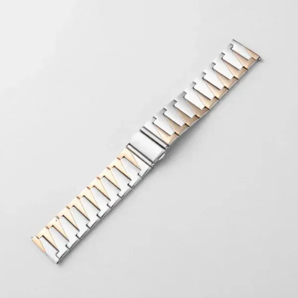 Appdroid Premium Stainless Steel Watch Strap 22mm with Butterfly Clasp – Adjustable Metal Band