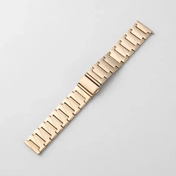 Appdroid Premium Stainless Steel Watch Strap 22mm with Butterfly Clasp – Adjustable Metal Band