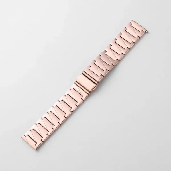 Appdroid Premium Stainless Steel Watch Strap 22mm with Butterfly Clasp – Adjustable Metal Band