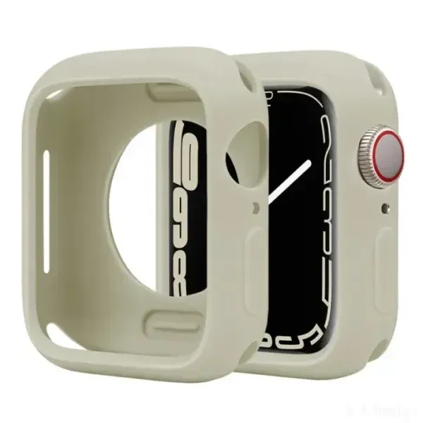 Premium Shockproof Silicone Case for Apple Watch – Full Protection with Stylish Color Options