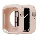 Premium Shockproof Silicone Case for Apple Watch – Full Protection with Stylish Color Options - Pink Sand