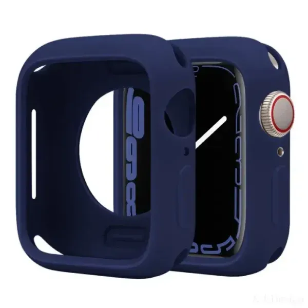 Premium Shockproof Silicone Case for Apple Watch – Full Protection with Stylish Color Options