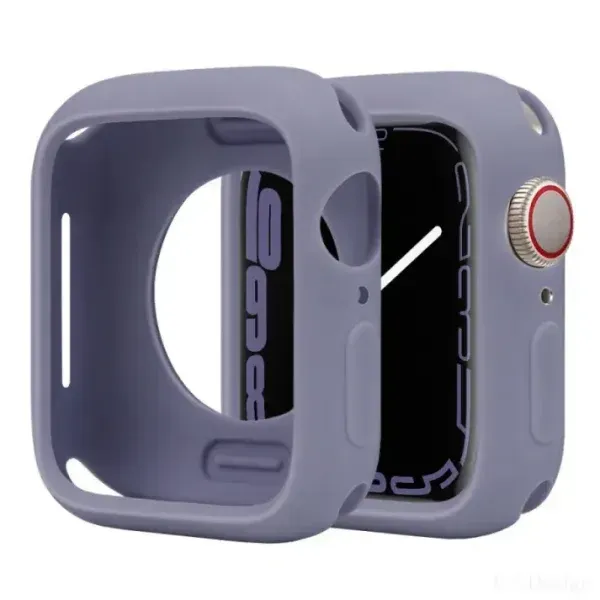 Premium Shockproof Silicone Case for Apple Watch – Full Protection with Stylish Color Options