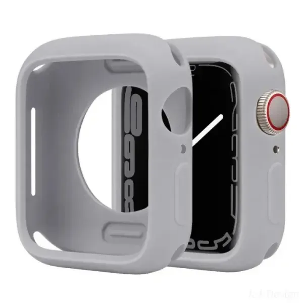 Premium Shockproof Silicone Case for Apple Watch – Full Protection with Stylish Color Options