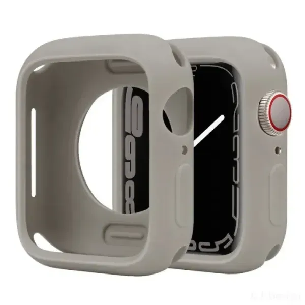 Premium Shockproof Silicone Case for Apple Watch – Full Protection with Stylish Color Options