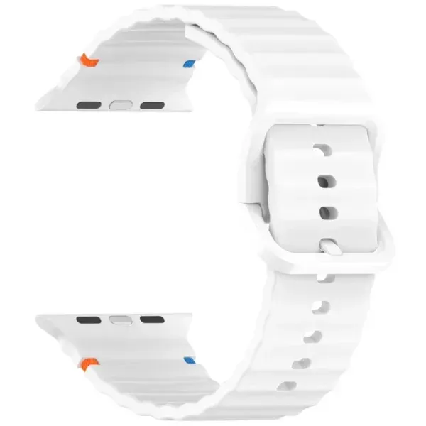 Apple Watch Silicone Sport Strap – Soft & Durable Replacement Band (20mm / 22mm / 42–49mm)