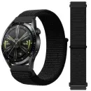 Nylon Watch Strap with Velcro Closure for Smart & Classic Watches – Appdroid - Jet Black