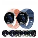 Sweat resistant silicone watch band for daily wear and fitness