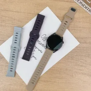 Premium Silicone Watch Strap for Smartwatch – 20mm & 22mm Soft Sport Band