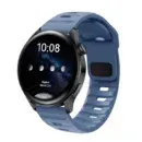 Premium Silicone Watch Strap for Smartwatch – 20mm & 22mm Soft Sport Band - Navy Blue