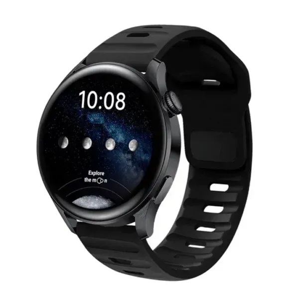 Premium Silicone Watch Strap for Smartwatch – 20mm & 22mm Soft Sport Band