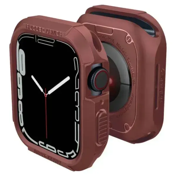 Carbon Fiber Rugged Case for Apple Watch (42/44/45/46/49mm) – Shockproof Protective Cover