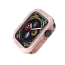 Carbon Fiber Rugged Case for Apple Watch (42/44/45/46/49mm) – Shockproof Protective Cover - Soft Pink