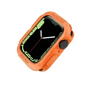 Carbon Fiber Rugged Case for Apple Watch (42/44/45/46/49mm) – Shockproof Protective Cover