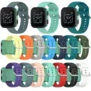 Silicone smartwatch strap 20mm and 22mm multiple colors