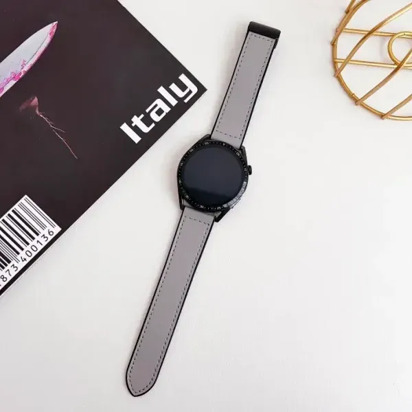 Magnetic Leather-Style Watch Strap with Silicone Base | Soft & Breathable | 20mm & 22mm | Appdroid