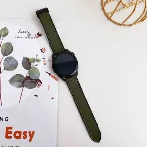 Magnetic Leather-Style Watch Strap with Silicone Base | Soft & Breathable | 20mm & 22mm | Appdroid