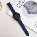 Magnetic Leather-Style Watch Strap with Silicone Base | Soft & Breathable | 20mm & 22mm | Appdroid - Royal Blue