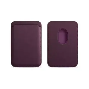 MagSafe Wallet Card Holder for iPhone – Slim PU Leather Magnetic Card Holder (iPhone 12 Pro Max to 17 Series)