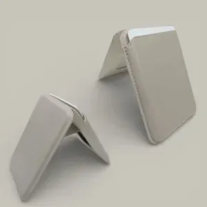 MagSafe Wallet with Stand for iPhone 12 Pro Max – iPhone 17 Series | Slim Magnetic Card Holder (PU Leather)