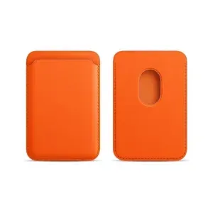 MagSafe Wallet Card Holder for iPhone – Slim PU Leather Magnetic Card Holder (iPhone 12 Pro Max to 17 Series)