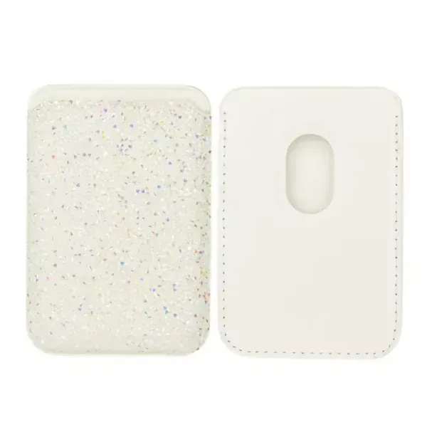 Swarovski-Style Crystal MagSafe Wallet Card Holder for iPhone 17, 16, 15, 14, 13 & 12 – Magnetic Wallet Stand