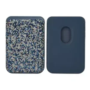 Swarovski-Style Crystal MagSafe Wallet Card Holder for iPhone 17, 16, 15, 14, 13 & 12 – Magnetic Wallet Stand