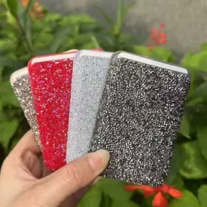 Swarovski-Style Crystal MagSafe Wallet Card Holder for iPhone 17, 16, 15, 14, 13 & 12 – Magnetic Wallet Stand