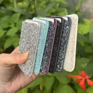 Swarovski-Style Crystal MagSafe Wallet Card Holder for iPhone 17, 16, 15, 14, 13 & 12 – Magnetic Wallet Stand