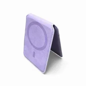 Appdroid MagSafe Leather Wallet - Slim Flip Card Holder for iPhone 12-17 Series (PU Leather, 1 Card Capacity)