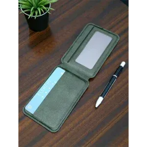 Appdroid MagSafe Leather Wallet - Slim Flip Card Holder for iPhone 12-17 Series (PU Leather, 1 Card Capacity)