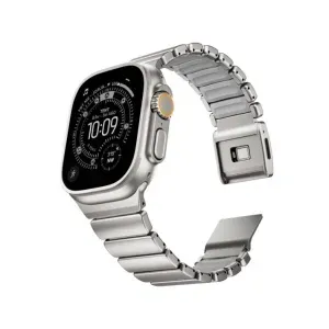 Titanium Magnetic Strap for Apple Watch Ultra (49mm) – DLC Coated, FKM Interior Links