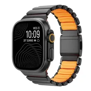 Titanium Magnetic Strap for Apple Watch Ultra (49mm) – DLC Coated, FKM Interior Links