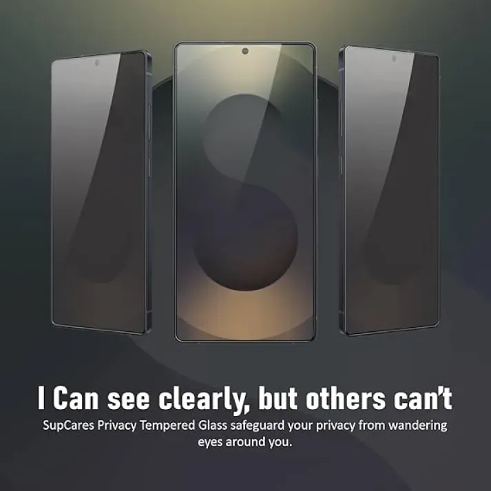 Appdroid Clear HD Privacy Tempered Glass for Samsung Galaxy S22 S23