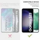 Appdroid Clear HD Privacy Tempered Glass for Samsung Galaxy S22 S23