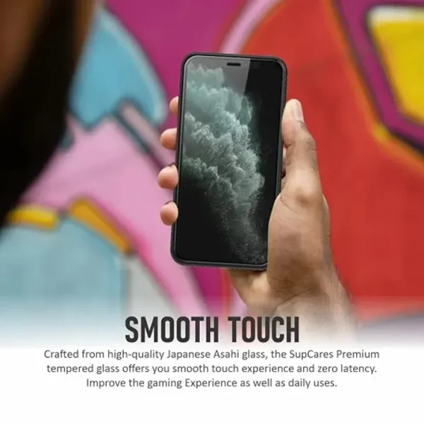 Appdroid 360° Privacy Tempered Glass for iPhone | Anti-Spy 9H Screen Protector with Face ID Support