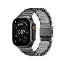 Titanium Magnetic Strap for Apple Watch Ultra (49mm) – DLC Coated, FKM Interior Links - Space Black / Titanium Grey
