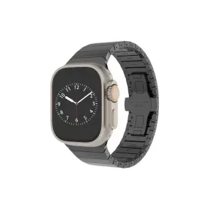 Premium Stainless Steel Watch Band for Apple Watch (38/40/41mm & 42/44/45/46/49mm) – Solid Alloy, Ergonomic Fit