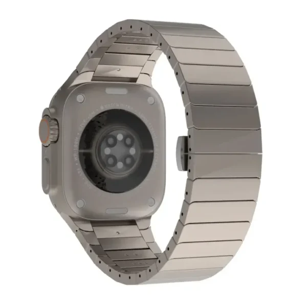 Premium Stainless Steel Watch Band for Apple Watch (38/40/41mm & 42/44/45/46/49mm) – Solid Alloy, Ergonomic Fit