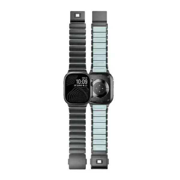 Titanium Magnetic Strap for Apple Watch Ultra (49mm) – DLC Coated, FKM Interior Links