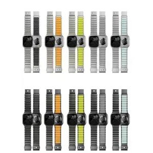 Titanium Magnetic Strap for Apple Watch Ultra (49mm) – DLC Coated, FKM Interior Links