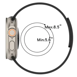 Premium Magnetic Silicone Strap for Apple Watch Ultra & Series