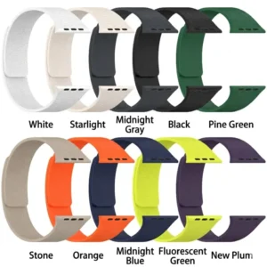 Premium Magnetic Silicone Strap for Apple Watch Ultra and Series