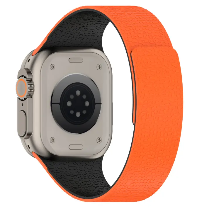 Premium Magnetic Silicone Strap for Apple Watch Ultra & Series - Image 25