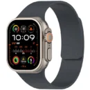 Premium Magnetic Silicone Strap for Apple Watch Ultra & Series - Midnight Gray