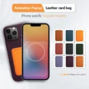 PU Leather MagSafe Wallet Card Holder Compatible with iPhone